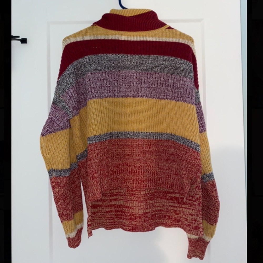 Urban Outfitters Striped Turtle Neck Sweater